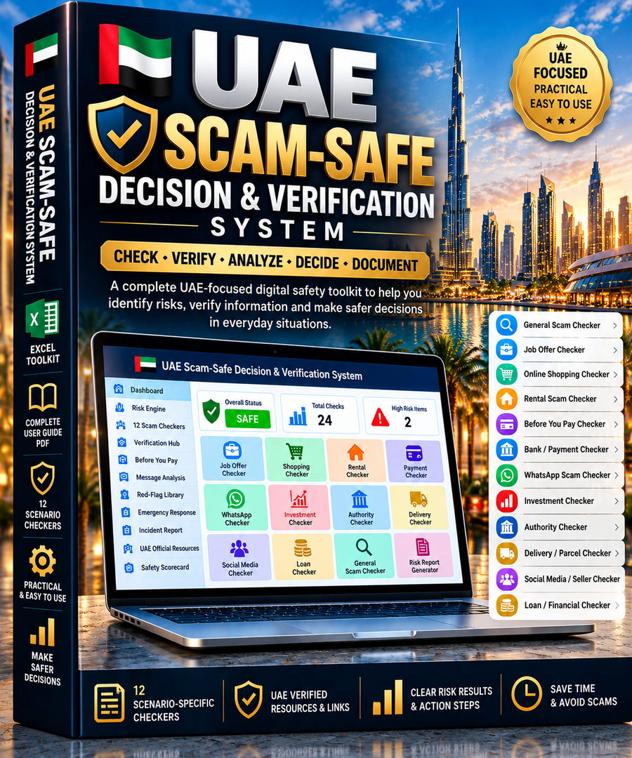 UAE Scam-Safe Decision & Verification System